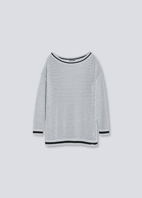 Maglia Donna ecosostenibile Silver LIU.JO- Francavilla Moda